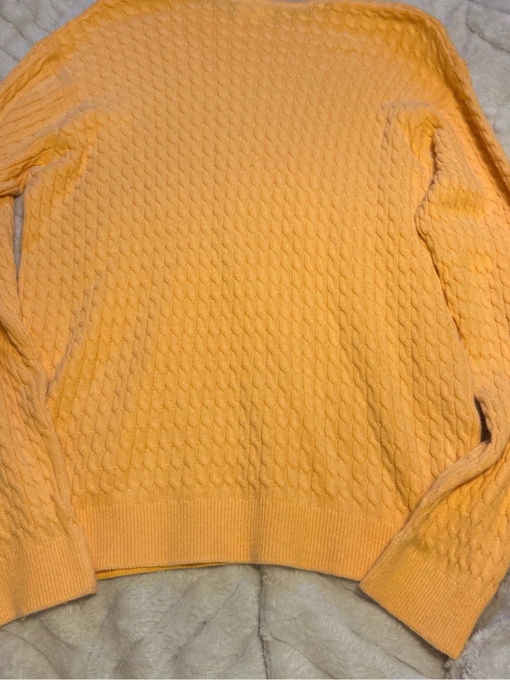 Lacoste orang Cable Knit Sweater with Crocodile Logo - Picture 5 of 5